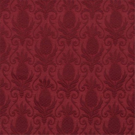 Designer Fabrics Designer Fabrics E518 54 in. Wide Burgundy; Pineapple Jacquard Woven Upholstery Grade Fabric E518